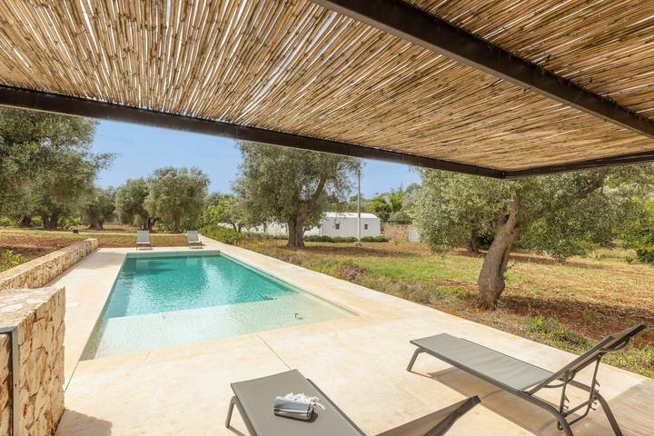 Trullo für 6 Personen, mit Ausblick und Terrasse sowie Balkon/Terrasse in Ceglie Messapica - 3