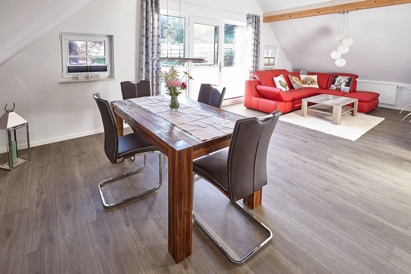 Ganze Ferienwohnung, Ferienwohnung Romanshof - Ferienwohnung mit 74qm, Infrarot-Wärmekabine, 2 Schlafzimmer, max. 3 Personen in Loßburg, Mittlerer Schwarzwald
