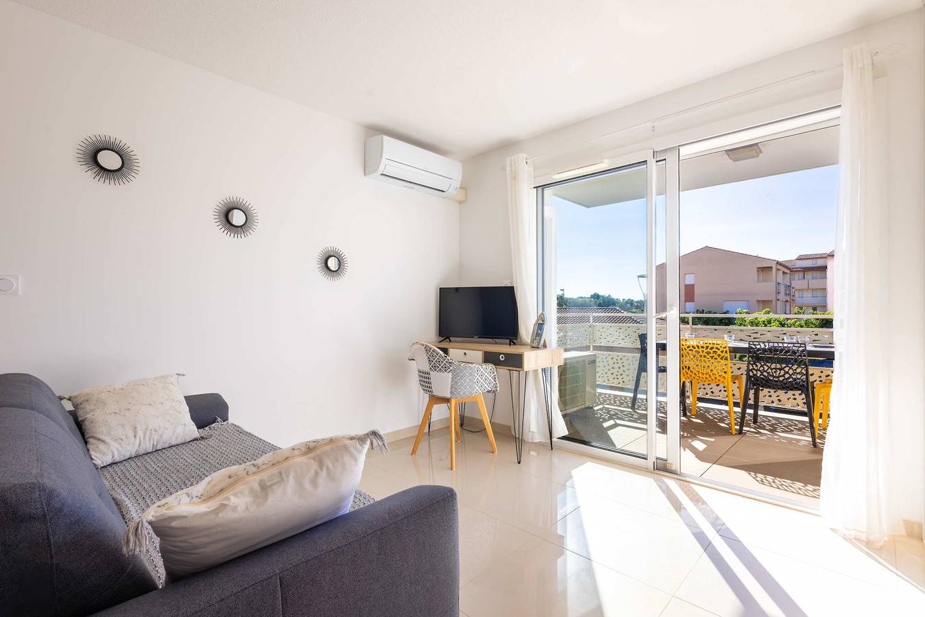 Appartement entier, Appartement de vacances pour 4 personnes avec jardin in Vias Plage, Vias