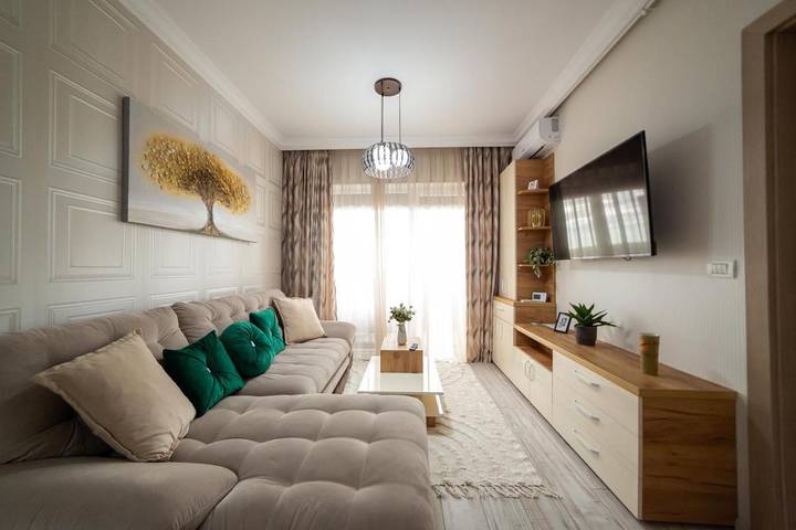 Appartement de vacances pour 4 personnes, avec Balcon et Terrasse ainsi que Jardin et Vue