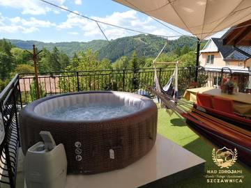 Gîte pour 5 personnes, avec jacuzzi ainsi que jardin et sauna à Szczawnica