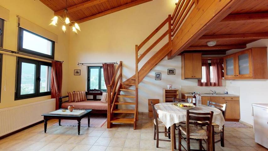 Location de vacances pour 4 personnes, avec piscine ainsi que vue et terrasse ó Zarós - 3