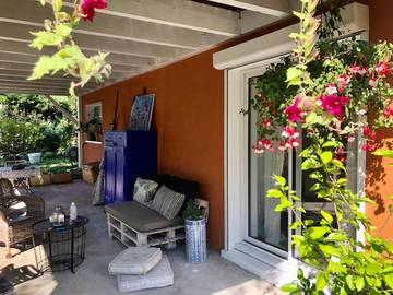 Gîte pour 2 personnes, avec terrasse à Sainte-Foy-lès-Lyon