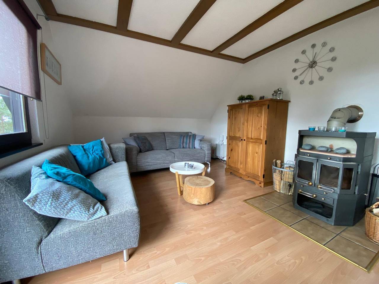 Entire apartment, Comfortable 4-person apartment with wood-burning stove in Frankenau, Hesse in Frankenau, Waldecker Land