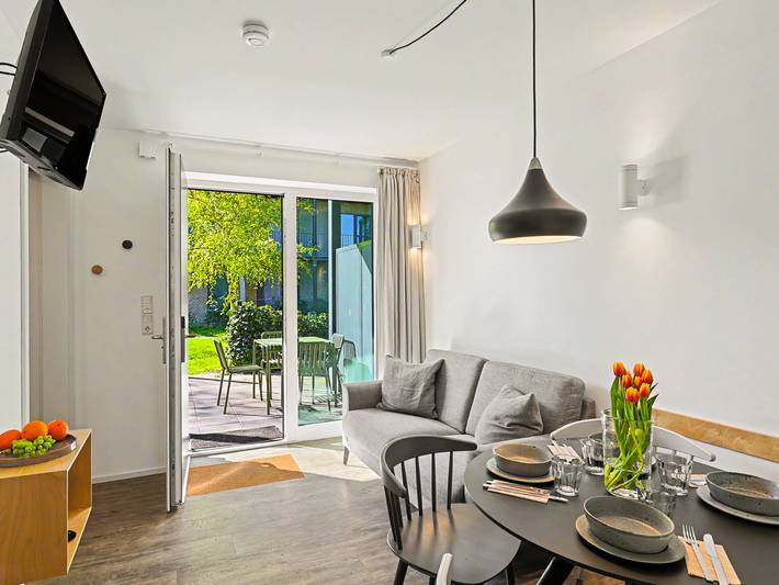 Ferienwohnung für 4 Personen, mit Kinderpool und Sauna sowie Terrasse in Lembruch