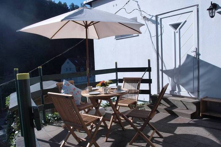 Ferienhaus für 4 Personen, mit Garten in Dresden