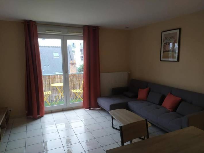 Gîte pour 4 personnes, avec Balcon à La Riche