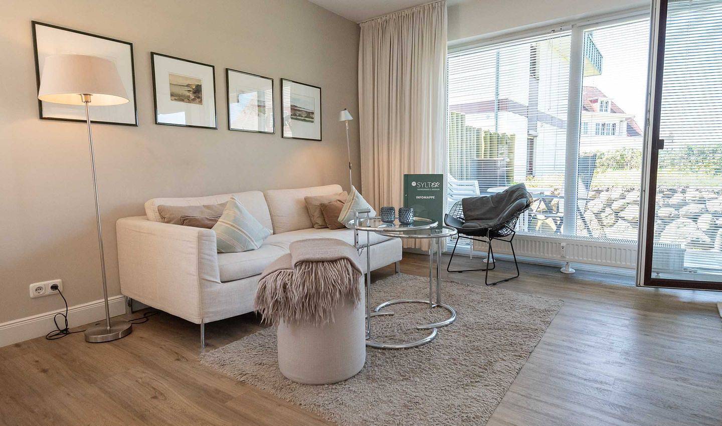 Ganze Wohnung, 2-Zimmer-Ferienwohnung am Meer mit ca. 50 m² Wohnfläche, für 2 Personen in Wenningstedt, Sylt
