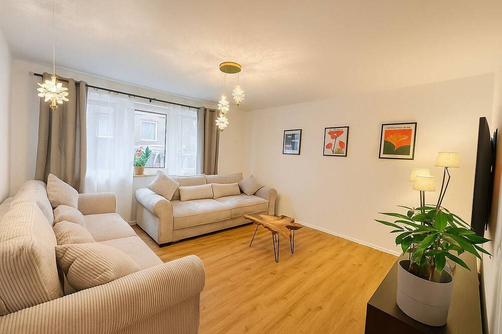 Ganze Wohnung, The Elegant Stay – Komfort & Stil in zentraler Lage modern & perfekt für 4 Gäste in Leipzig-Ost, Leipzig