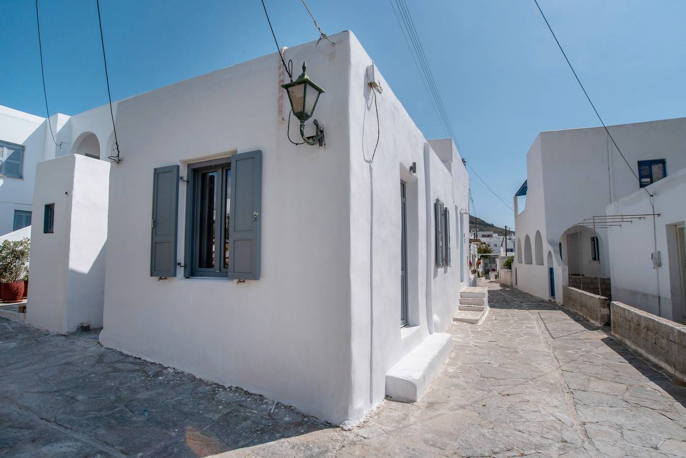 Ferienhaus 'Kalesma Marpissa' mit Meerblick, privater Terrasse und Klimaanlage in Marpissa, Paros
