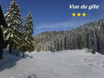 Gîte pour 2 personnes, avec terrasse et jardin dans Parc naturel régional du Haut-Jura