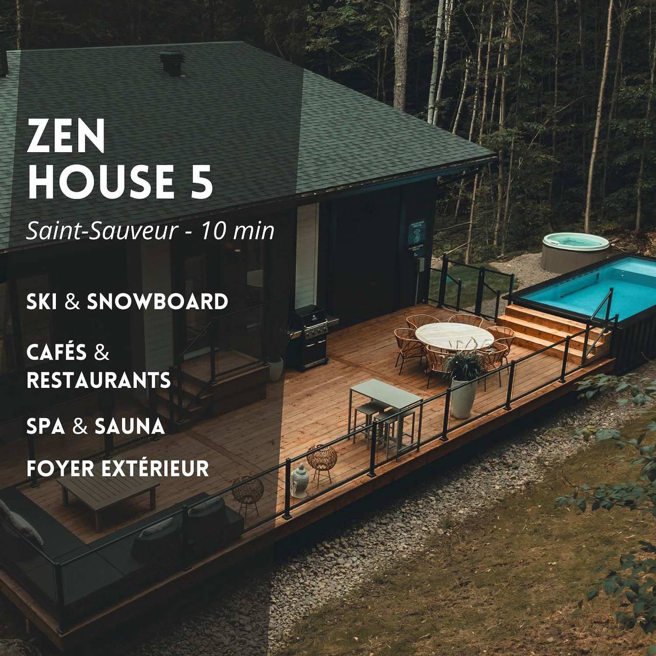 Zen House 5 - Villas Spa in Lac-Supérieur, Quebec