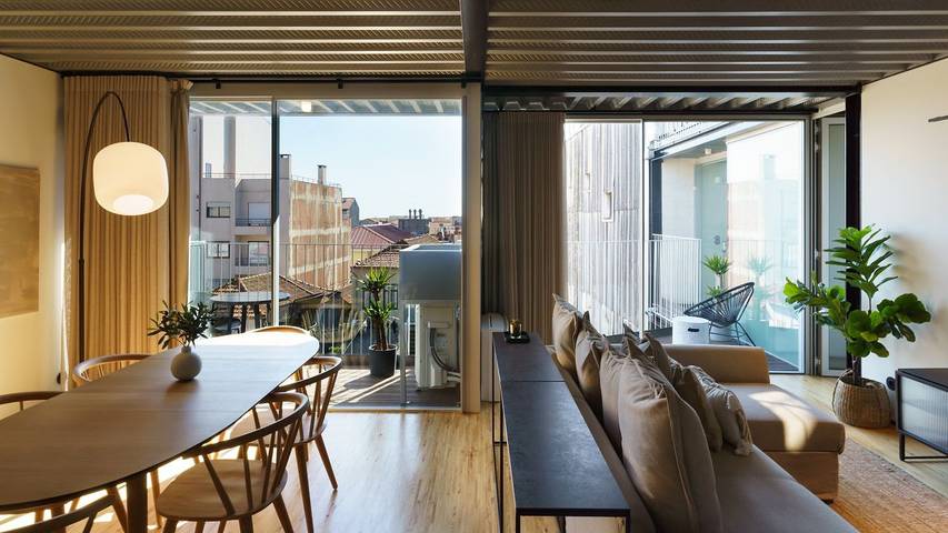 Apartamento para 4 personas, con balcón en Matosinhos