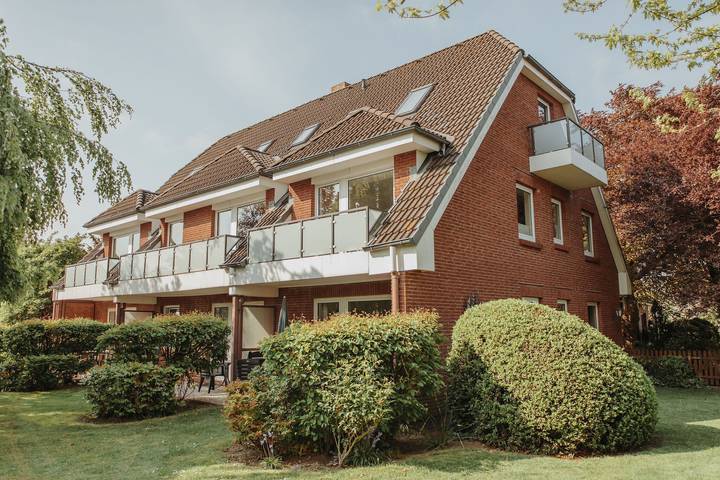 Ferienwohnung für 2 Personen, mit Balkon und Garten am Hafen Büsum