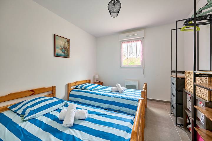 Ferienhaus für 4 Personen mit Terrasse in Barneville-Carteret, Côte de la Déroute