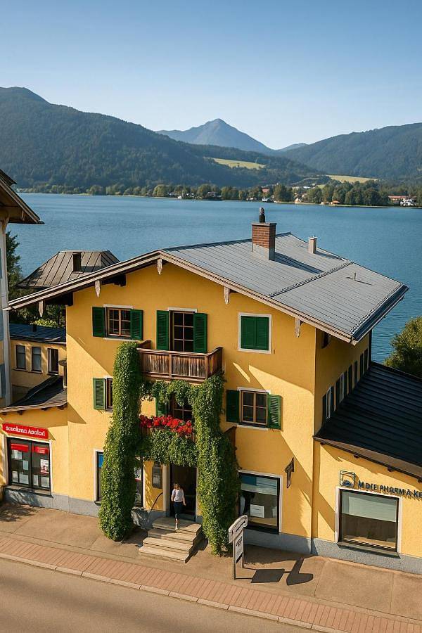 Chalet für 8 Personen, mit Ausblick und Seeblick sowie Sauna und Garten, kinderfreundlich in Alpenland Tegernsee Schliersee - 4