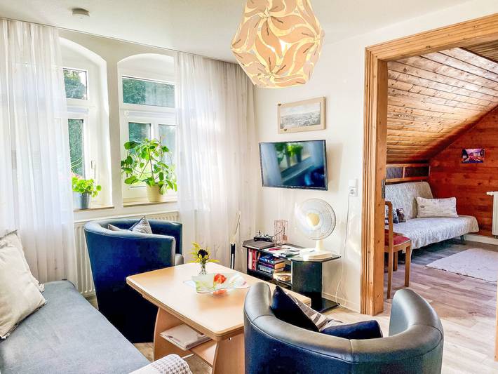Ferienwohnung für 4 Personen, mit Terrasse und Ausblick in Chemnitz - 3
