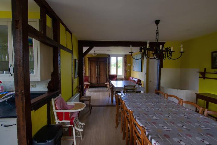 Casa « La Cour Mare » com piscina privada, terraço e Wi-Fi in Crouttes, Argentan (Região)