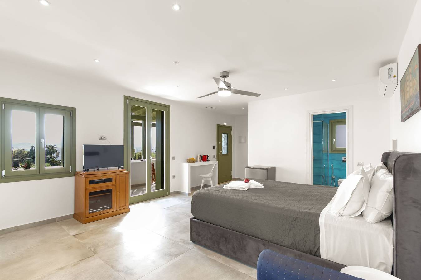 Maison de vacances pour 4 personnes avec balcon/terrasse in Ampelas, Paros