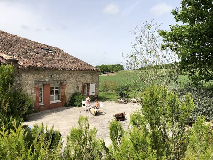 Gîte pour 4 personnes, avec piscine