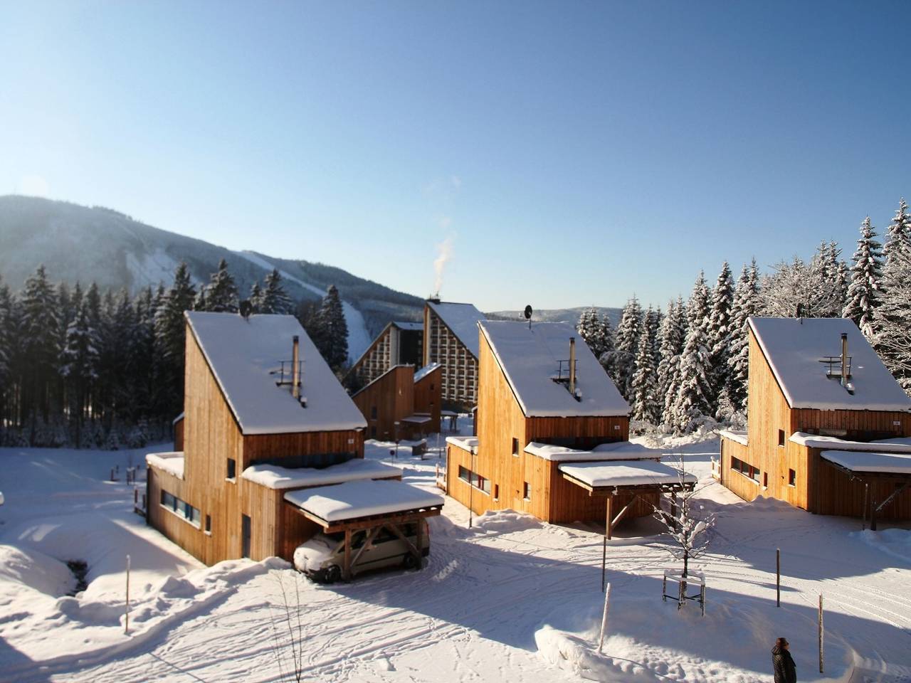 Chalet en zone résidentielle calme, Tchéquie in Harrachov, Monts des Géants