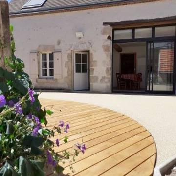 Gîte pour 4 personnes, avec terrasse dans Centre-Val de Loire