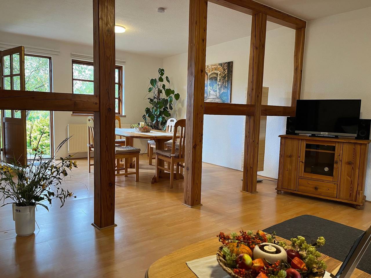 Ganze Ferienwohnung, Landidylle Ovs 109 - 3-Raum-Fewo Landhus (1-4 Pers + Baby) in Zurow, Nordwestmecklenburg (Wismar und Umgebung)