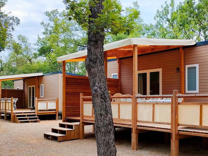 Camping Tikayan Rives du Lac de Sainte Croix - Mobilheim 10 personen - Maryland Comfort. in Bauduen, Brignoles Region