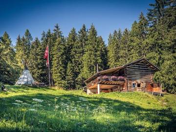 Ferienwohnung für 14 Personen, mit Terrasse in Graubünden