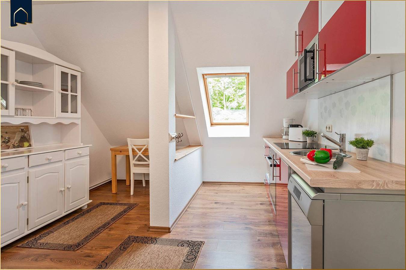 Appartement entier, Ferienwohnung Nahe des  Bahnhofs in Seebad Ahlbeck mit Terrasse und Gartenblick in Drei Kaiserbäder, Heringsdorf