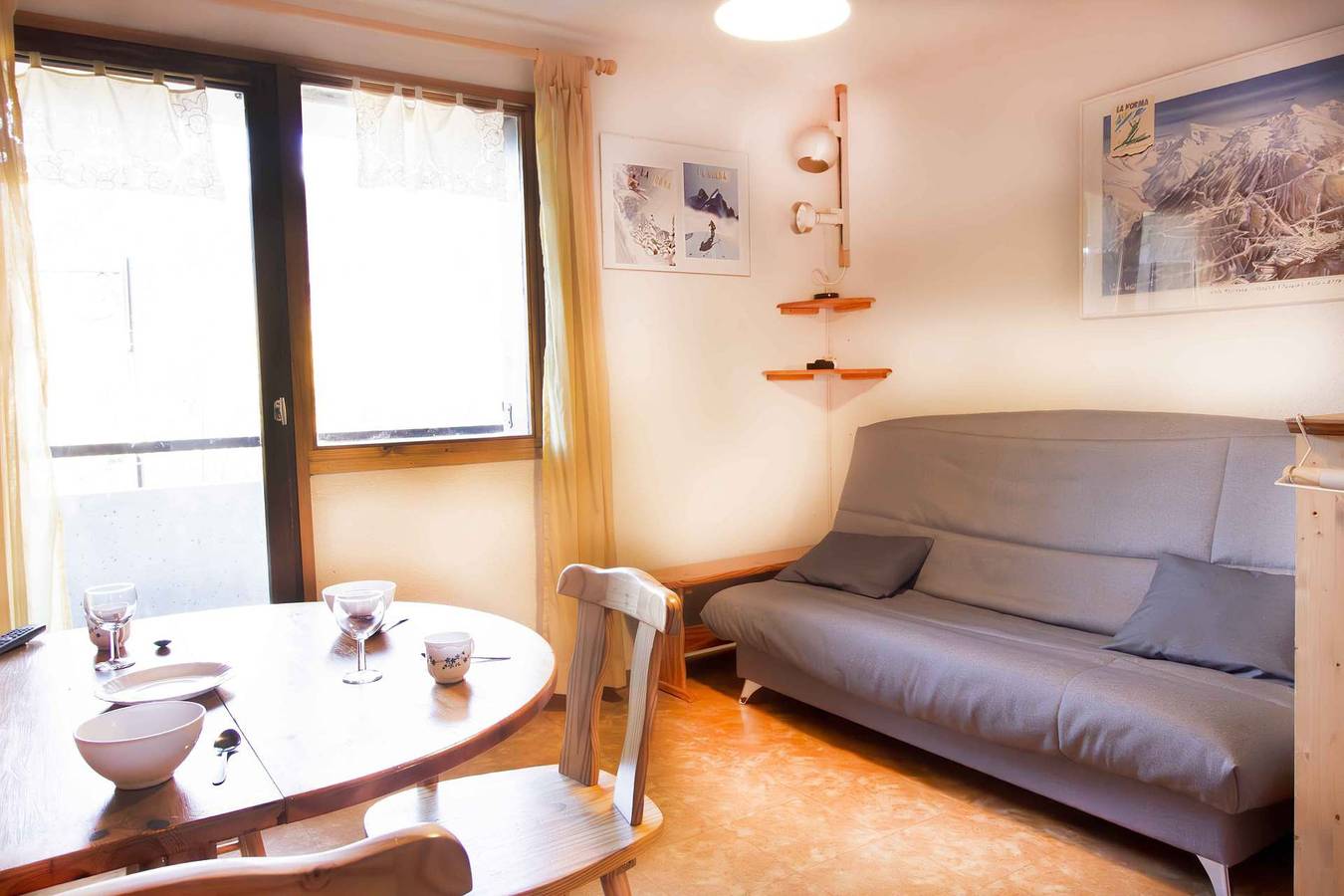 Gehele studio, Studio in a quiet residence, view on the Vanoise National Park in La Norma, Villarodin-Bourget