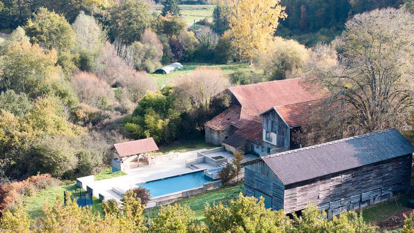 Maison de campagne pour 4 personnes, avec jardin à Saint-Cernin-de-l'Herm - 2