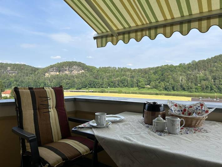 Ferienwohnung für 4 Personen, mit Balkon in Sächsische Schweiz