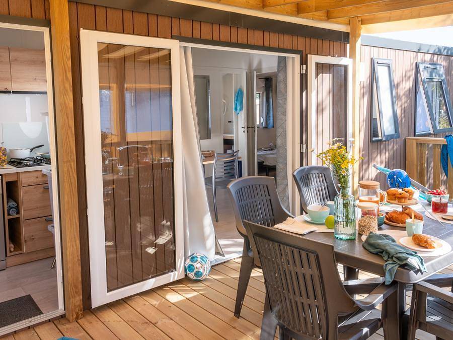 Camping Campilo - Mobilheim 6 personen - Privilège Tv Lv Clim - 3 Schlafzimmer - 6 Personen in Aubigny (Vendée), Loire-Tal