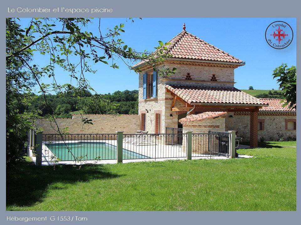 L'Oustal du Colombier, maison climatisée et piscine chauffée in Dénat, Région d'Albi