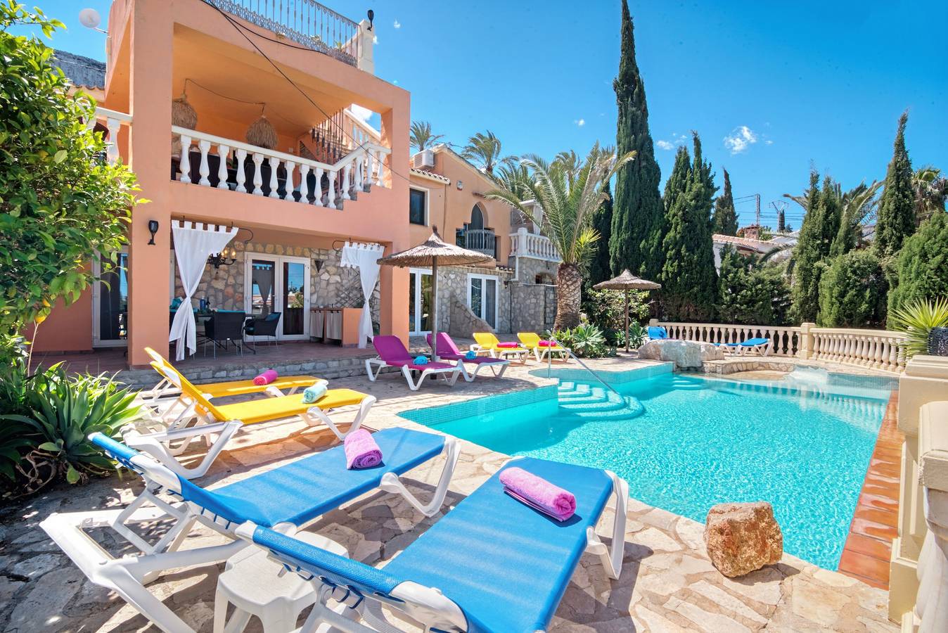Villa 'Luxusvilla - Villa En Denia' con vistas al mar, piscina privada y Wi-Fi in Montgó, Dénia
