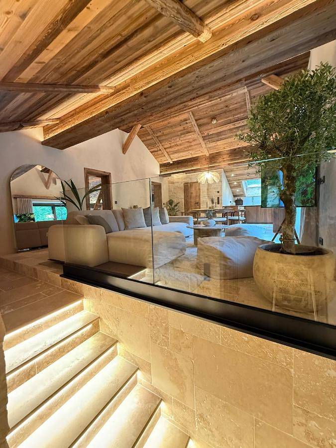Hütte für 7 Personen, mit Balkon und Terrasse sowie Sauna und Ausblick in Grainau