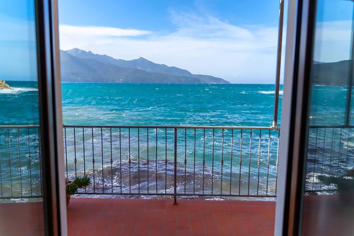Location de vacances pour 4 personnes, avec balcon à Scaglieri
