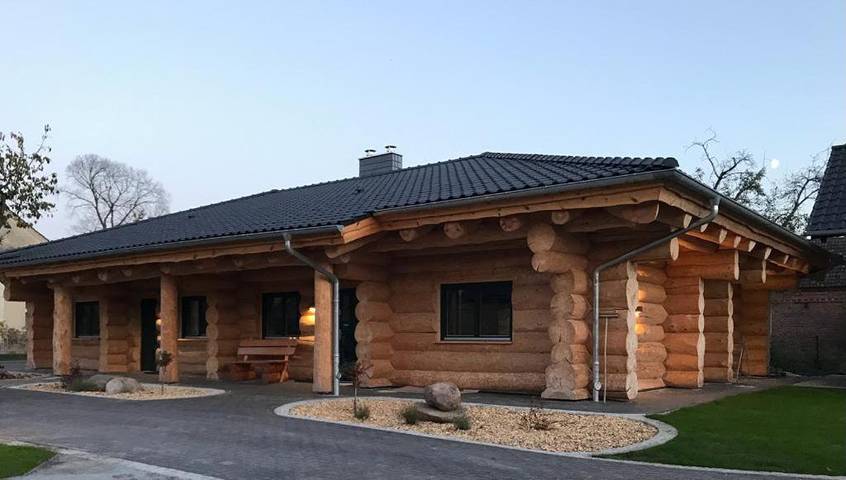 Ferienwohnung für 4 Personen, mit Terrasse und Garten sowie Sauna und Ausblick in Werben