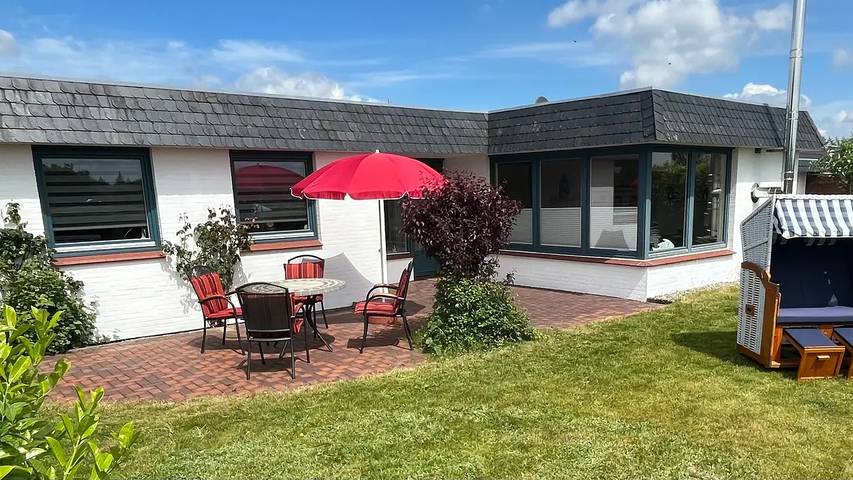 Bungalow für 4 Personen, mit Garten und Terrasse