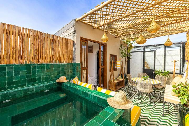 Villa für 6 Personen, mit Terrasse und Pool in Marrakesch