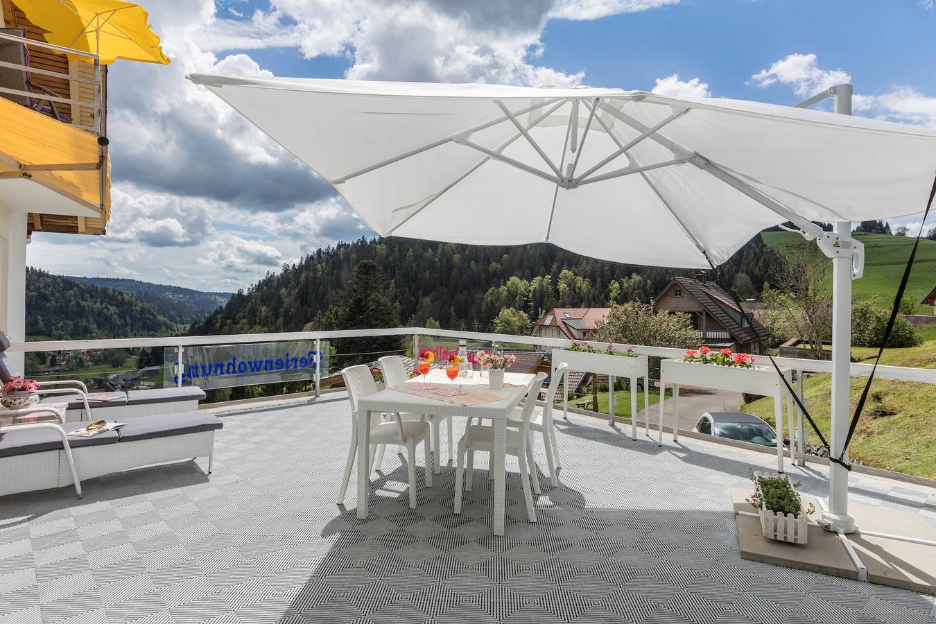 Ganze Wohnung, Ferienwohnung 'Haus Oehlberg' mit Panoramablick, privater Terrasse und Wlan in Todtmoos, Südschwarzwald