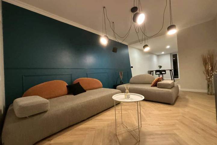 Appartement de vacances pour 3 personnes, avec jardin