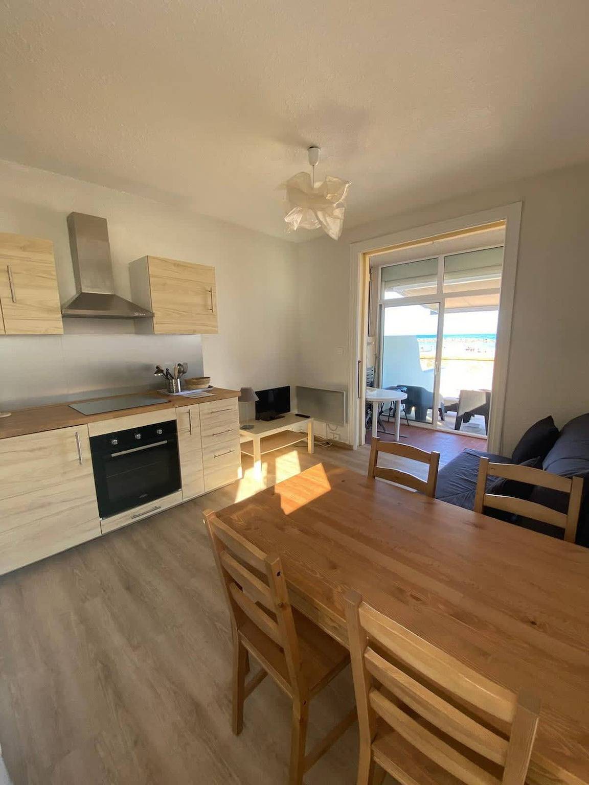 Ferienhaus für 3 Personen mit Balkon/Terrasse in Valras-Plage, Côte d'Améthyste