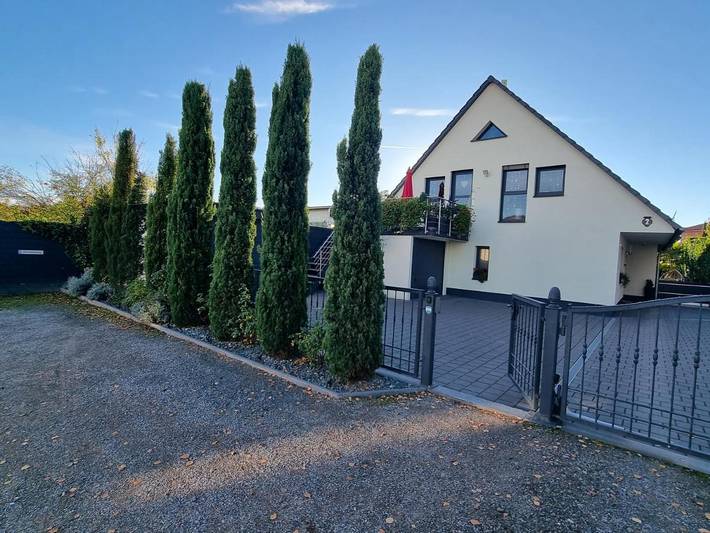Ferienwohnung für 3 Personen, mit Balkon und Terrasse sowie Ausblick in Freinsheim