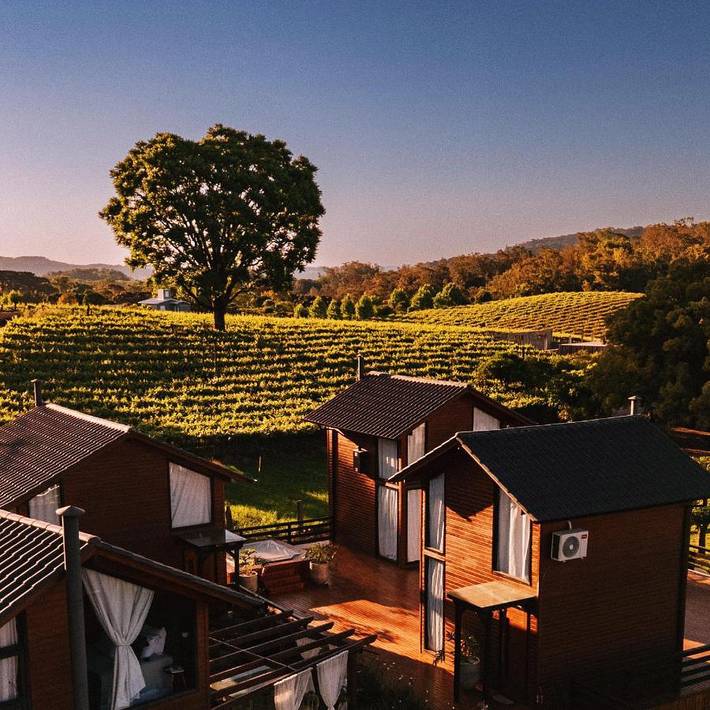 Casas e apartamentos de temporada para 2 pessoas, com sauna e jardim e ainda jacuzzi em Bento Gonçalves