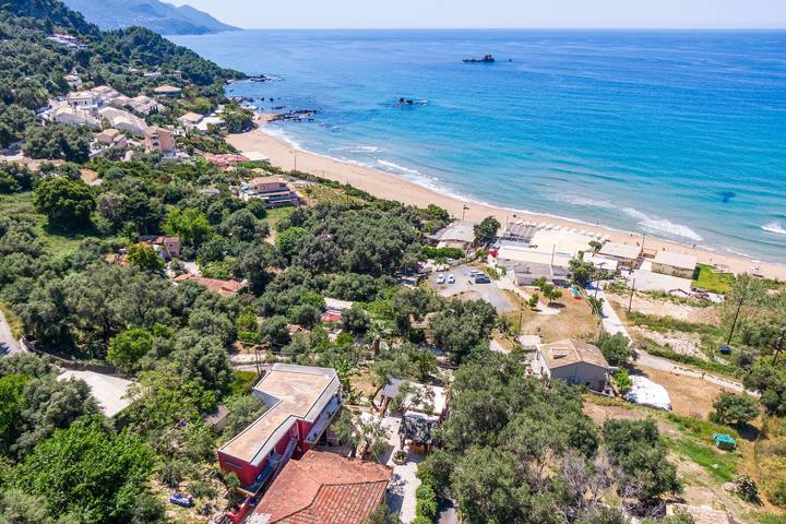 Ganzes Studio, Einzimmerapartment 'Mit Meerblick 1' mit Meerblick, Wi-Fi und Klimaanlage in Pelekas, Korfu