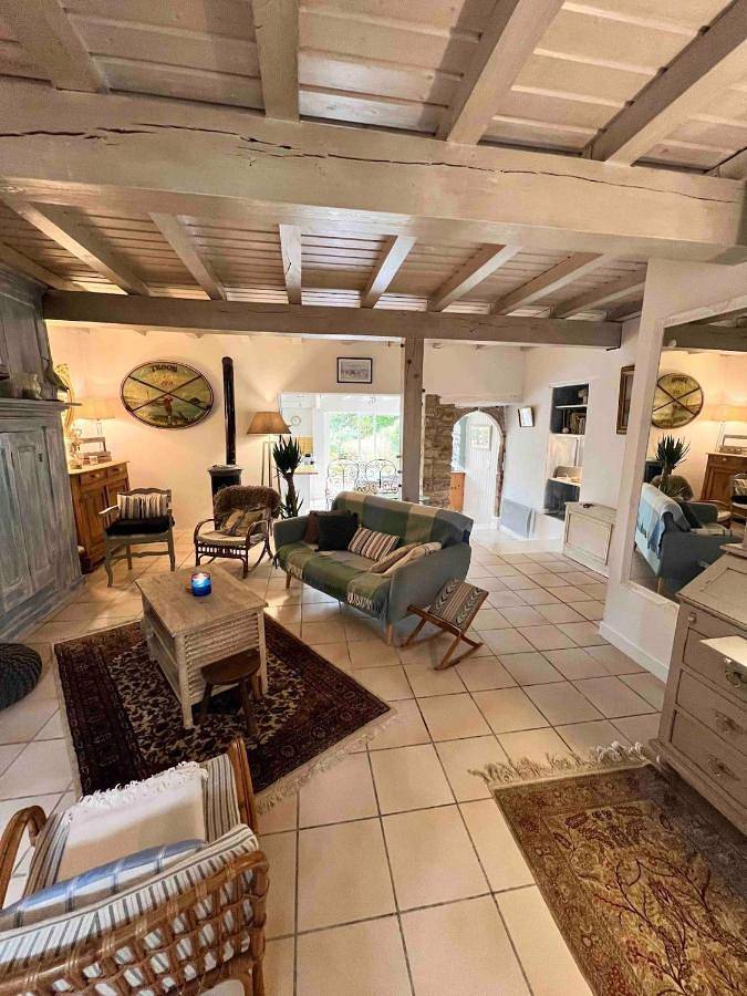 Location de vacances pour 7 personnes, avec vue et jardin, animaux acceptés dans Plage Kercambre - 2