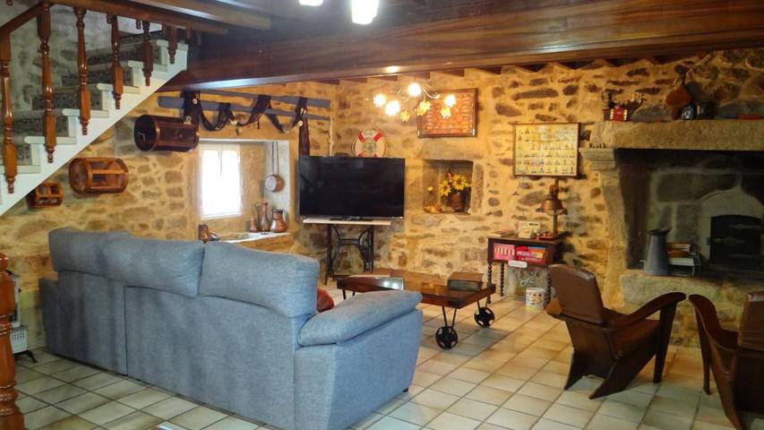 Casa rural para 9 personas, con terraza y jardín en Carnota - 2