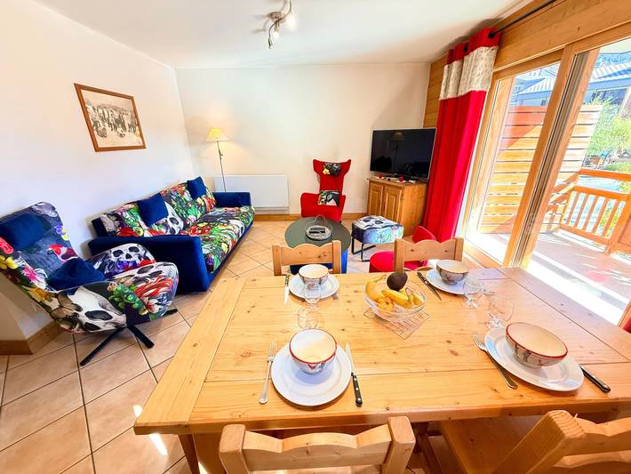 Location de vacances pour 6 personnes, avec balcon dans Serre Chevalier